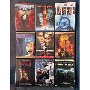 Horror & Thriller DVD Bundle, 9 Titles, Pre-Owned, Great Shape, Fast Shipping